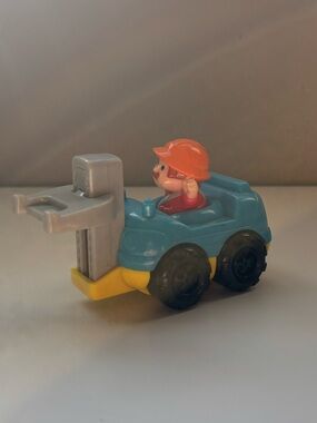 Fisher price little people McDonald’s forklift wheelie